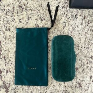 Gucci Green Eyeglass Case